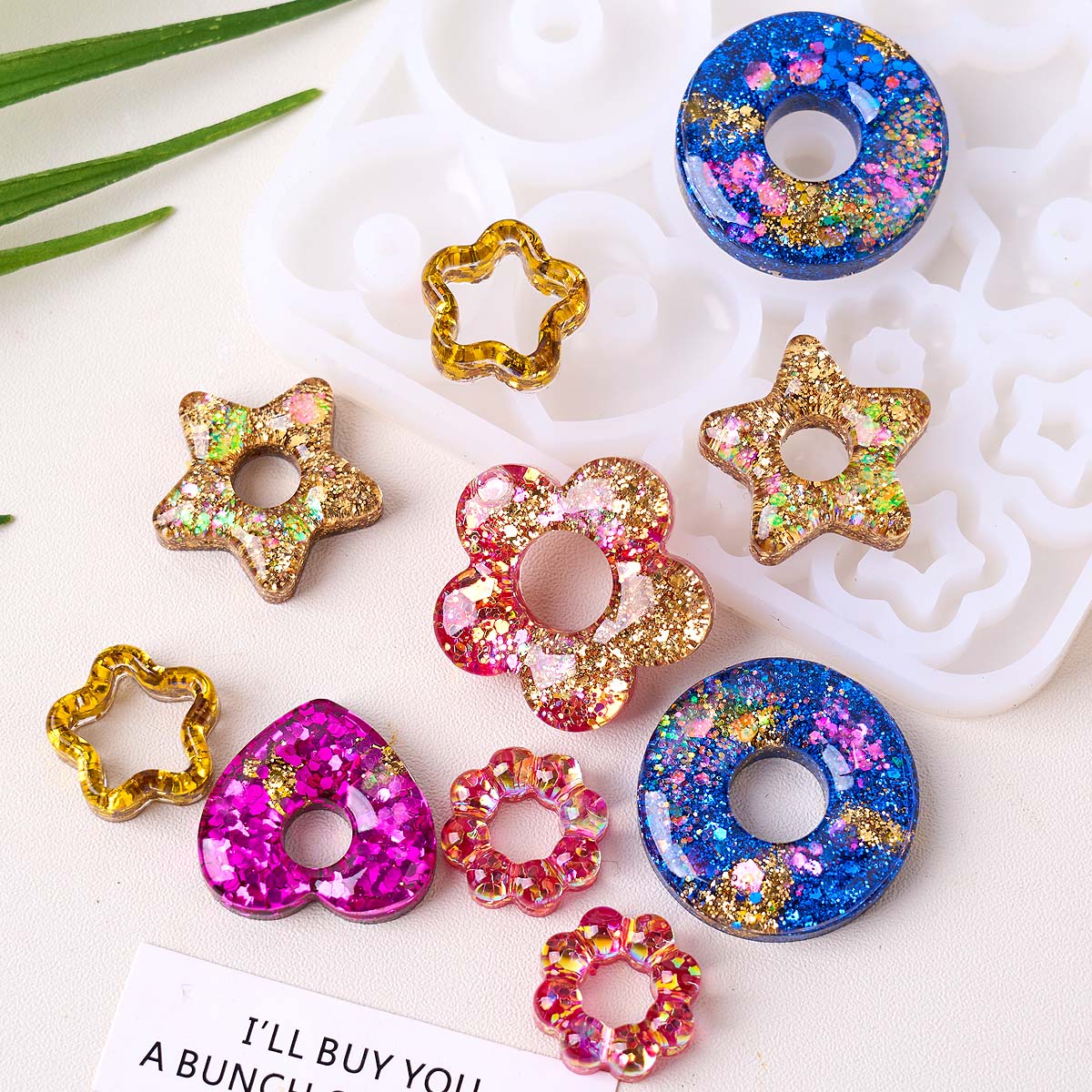 Resin Craft Ideas - متعددة الوظائف مجوهرات قالب من السيليكون