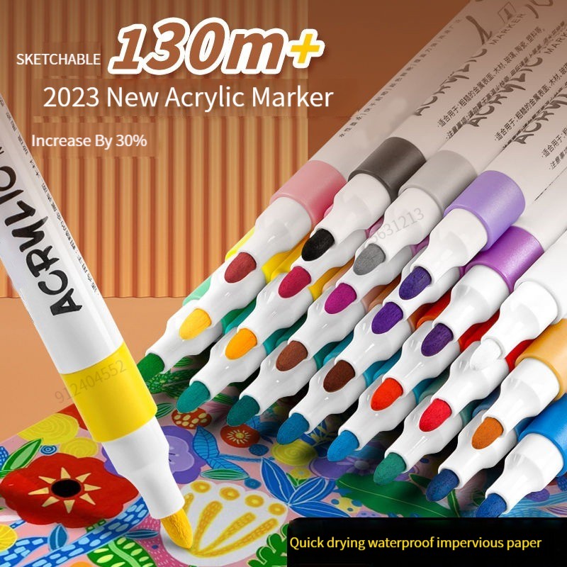 Copic Marker Classic - 12/24/36/48 لون مجموعة أقلام طلاء أكريليك