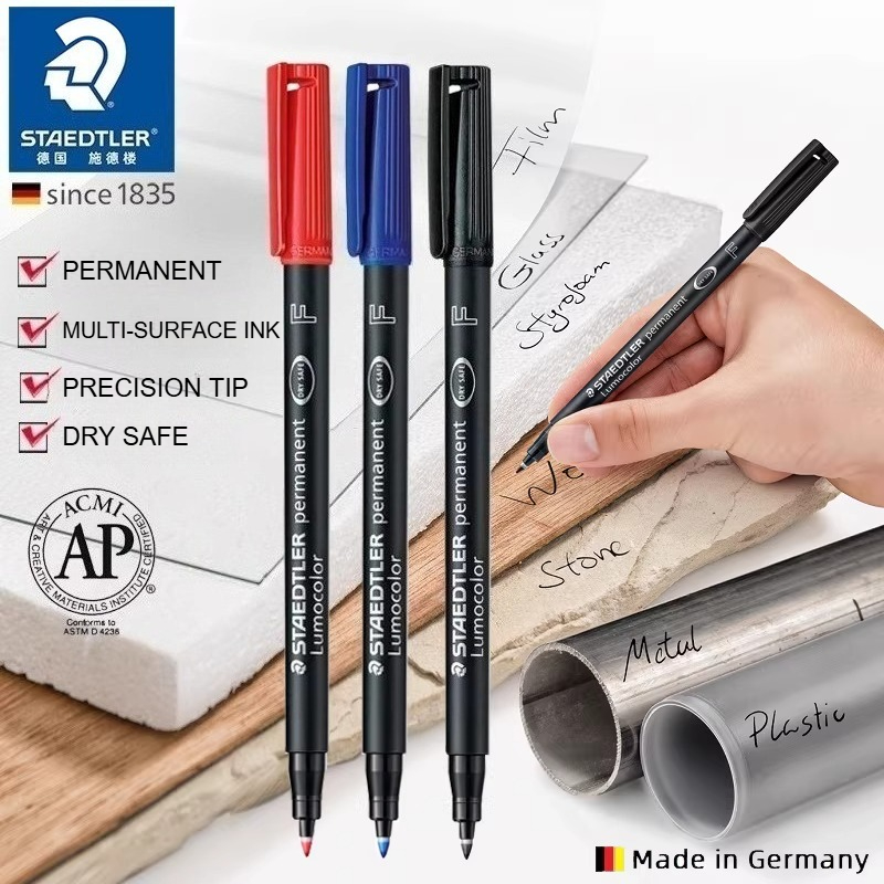 Staedtler Pencil Lumocolor - قلم ستيدلر لوموكولور العالمي، برأس لباد،