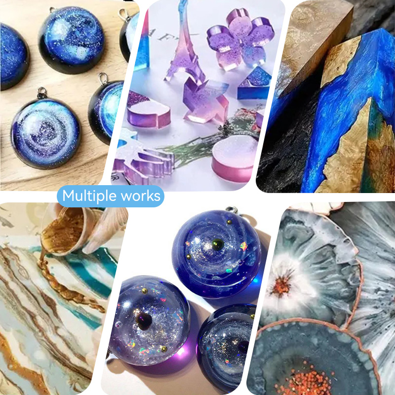 صبغات راتنج الإيبوكسي بتأثير ا - مراجعة Resin Jewelry Kit وسعره