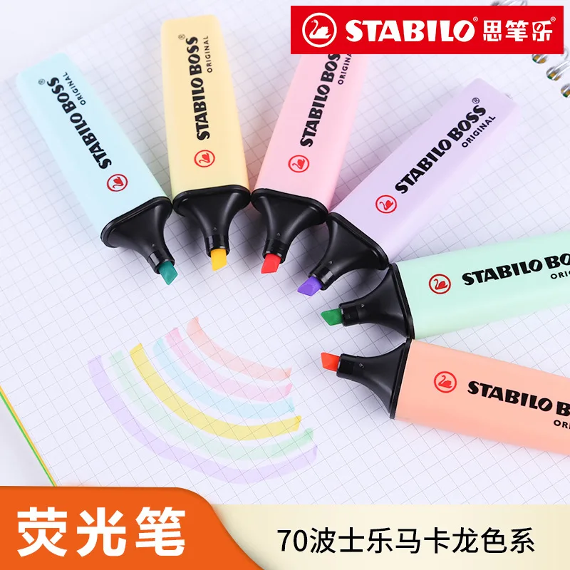 6 ألوان STABILO BOSS معكرون ال - مراجعة Stabilo Marker Boss وسعره