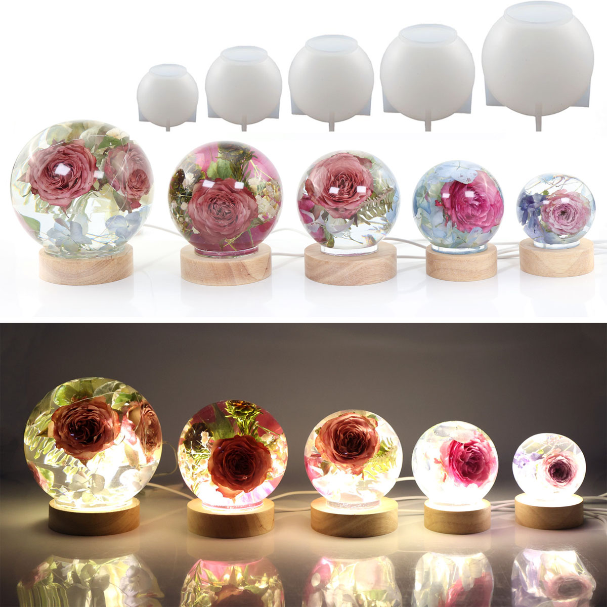 65-120 مللي متر المجال الكرة ق - مراجعة Resin Craft Ideas وسعره