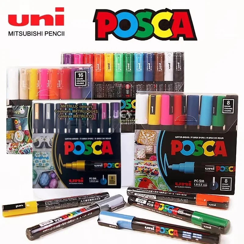 Uni Posca مجموعة أقلام تلوين 7 - مراجعة Copic Marker Classic وسعره