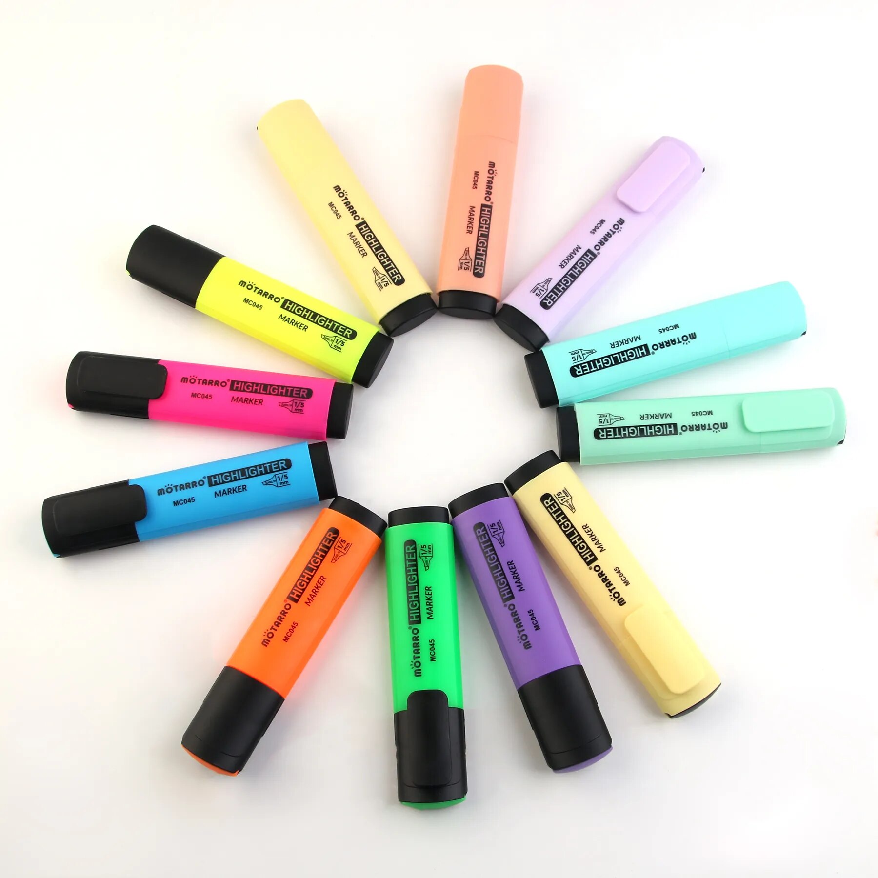 MOTARRO 12 قطعة علامات صندوق ب - مراجعة Stabilo Marker Boss وسعره