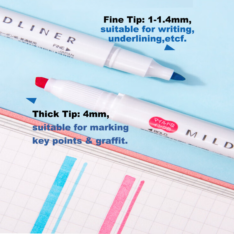 زيبرا 25/35 لون Mildliner هيغل - مراجعة Zebra Pen Mildliner وسعره