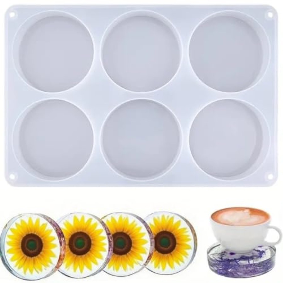 قوالب سيليكون دائرية عميقة بـ  - مراجعة Flower Preservation Resin وسعره