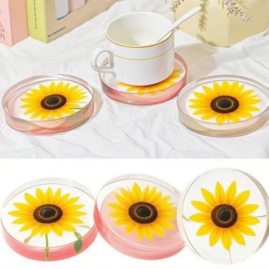 قوالب سيليكون دائرية عميقة بـ  - مراجعة Flower Preservation Resin وسعره
