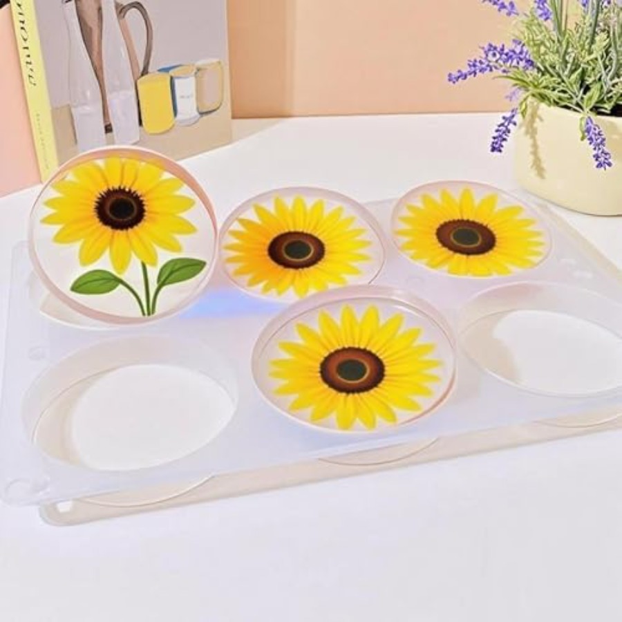 قوالب سيليكون دائرية عميقة بـ  - مراجعة Flower Preservation Resin وسعره