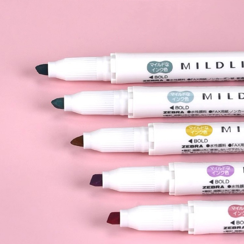 أقلام تمييز زيبرا ميلدلاينر، 5 - مراجعة Zebra Pen Mildliner وسعره