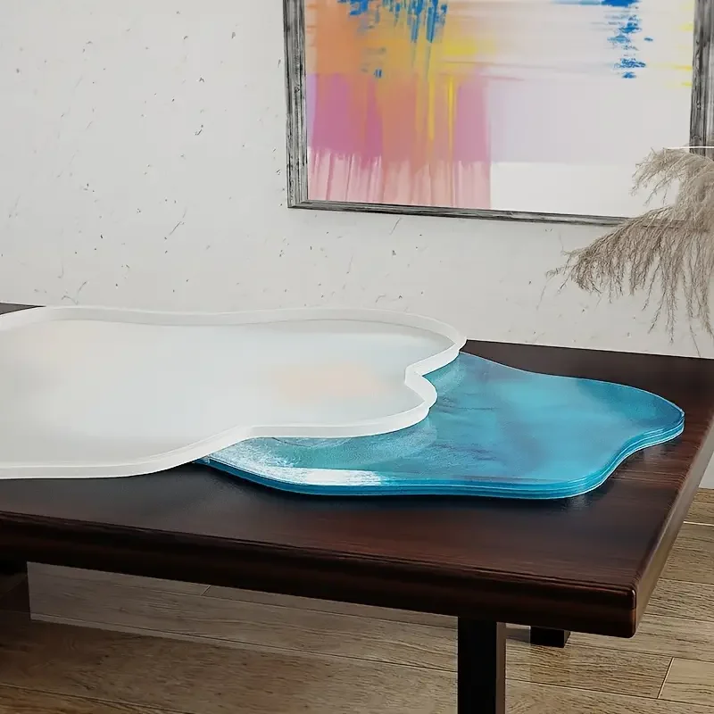 قالب سيليكون كبير 61 سم لصب ال - مراجعة Resin Ocean Wave Mold وسعره