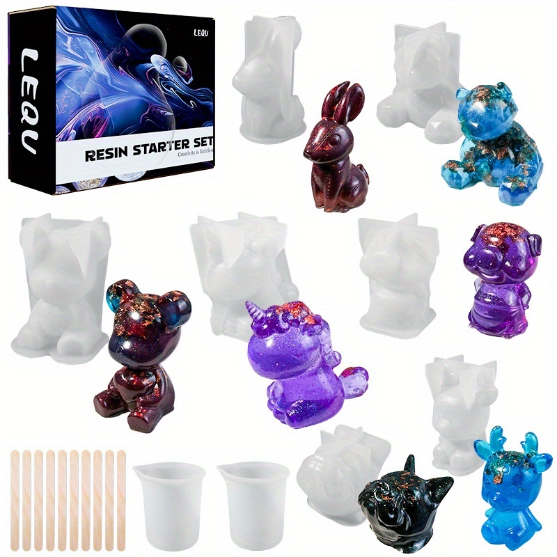مجموعة قوالب مصنوعة من الراتنج - مراجعة Resin Jewelry Kit وسعره