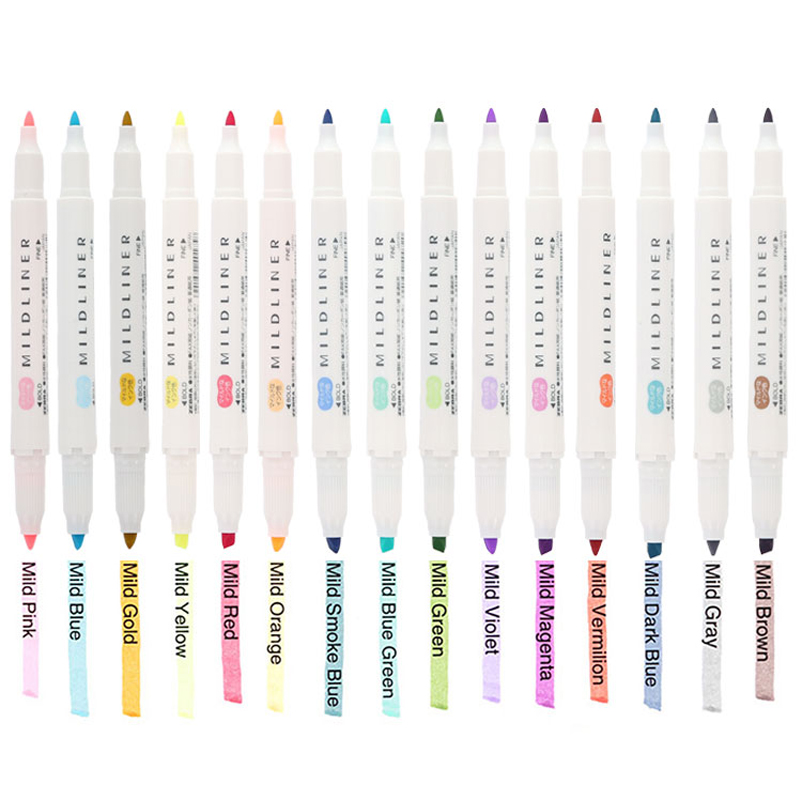 زيبرا WKT7 Mildliner قلم ماركر - مراجعة Zebra Pen Mildliner وسعره