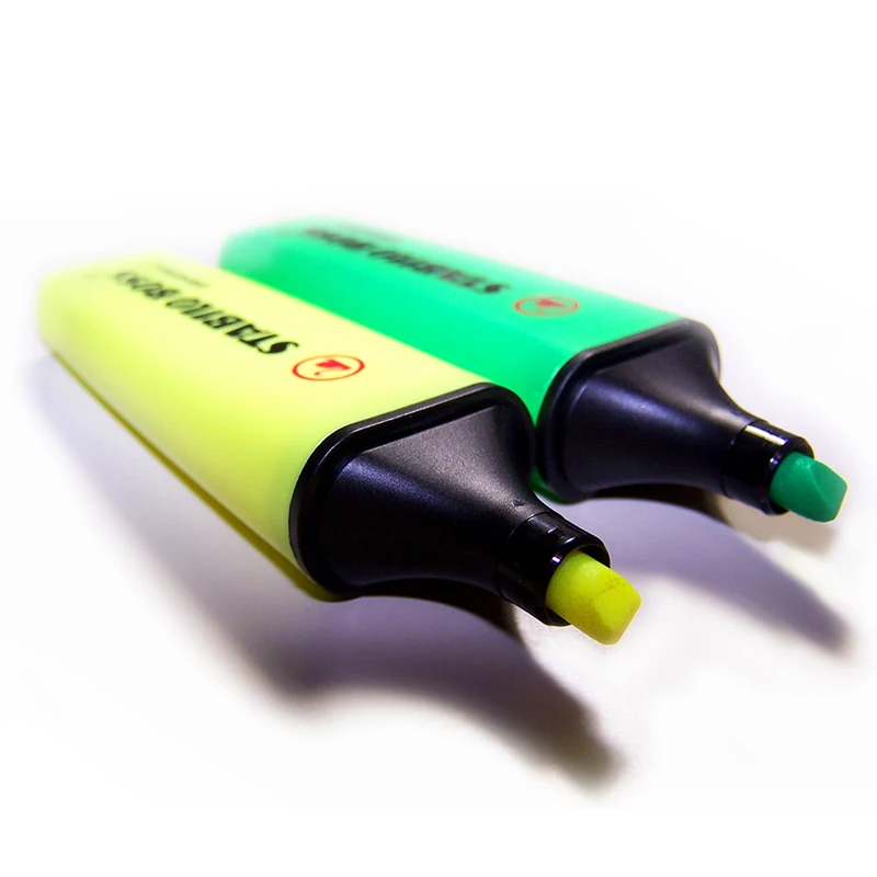 1 قطعة ستابيلو الألمانية الولا - مراجعة Stabilo Marker Boss وسعره
